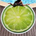 3D Dragon Fruit Tomato Pattern Watermelon Beach Thick Round Printed Beach Towel Fabric Quick Compressed Towel Tapestry Yoga Mat  ali-80632985